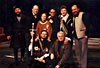 Dan Glasu, Zeno Fodor, Dan Guga, Rodica Băiţan, Sorin Leoveanu, Nicolae Mihoc, Mihai Manolescu şi Cornel Popescu, după repetiţii la &bdquo;Richard al II-lea&ldquo; de William Shakespeare, regia Mihai Manolescu